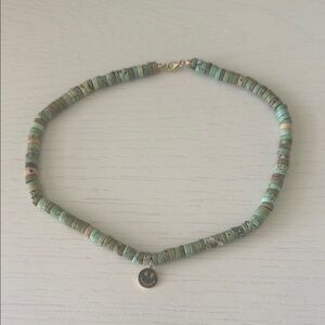 Anine Bing 14k Yellow Gold Smile Necklace